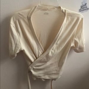 American Eagle Tie Blouse